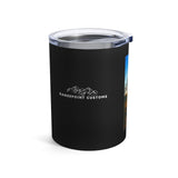 Kiss My Grits Insulated Tumbler Black