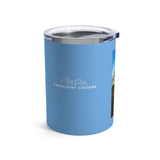Kiss My Grits Insulated Tumbler Blue