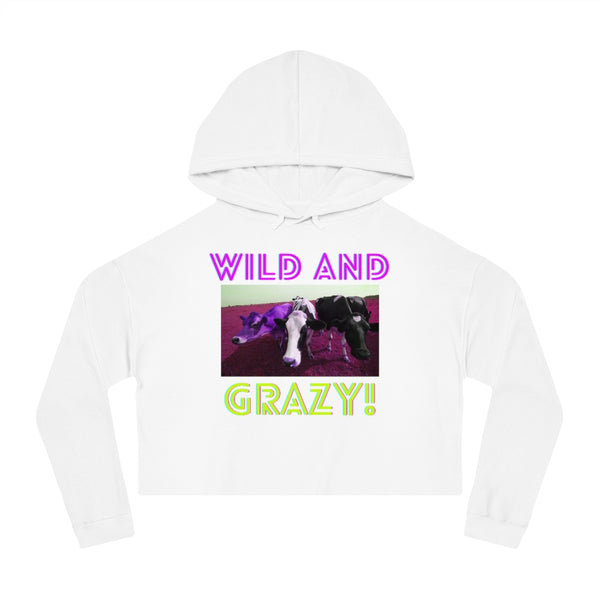 Grazy Cropped Hooded Sweatshirt