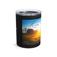 Kiss My Grits Insulated Tumbler Black
